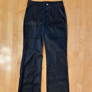 Wild Fable by Target Wines Faux Leather Pants Black 2